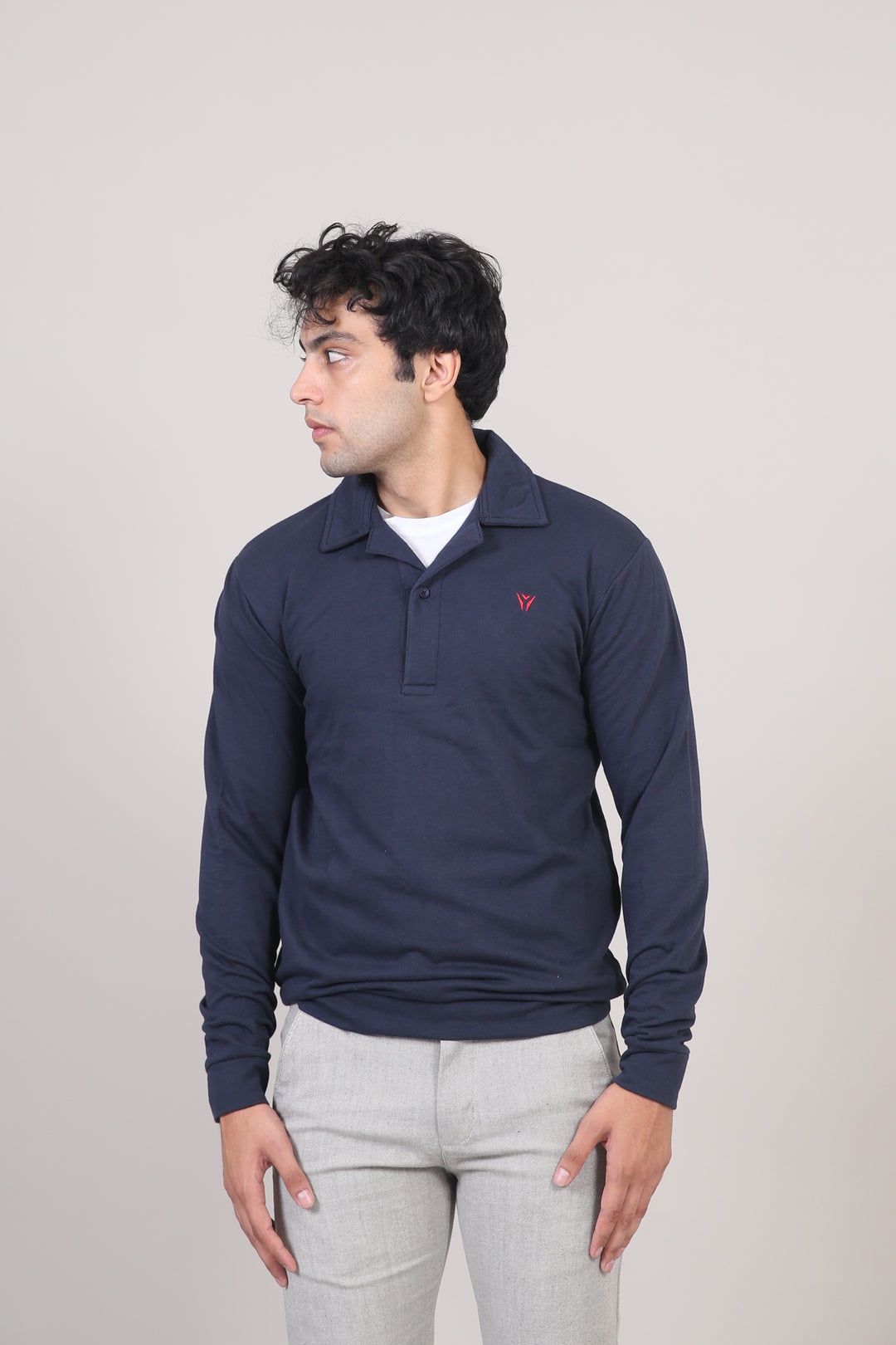 LongSleeves Cuban Collar Polo