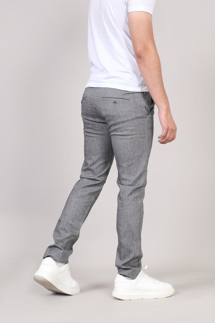 Knitted Slub Cotton Chinos