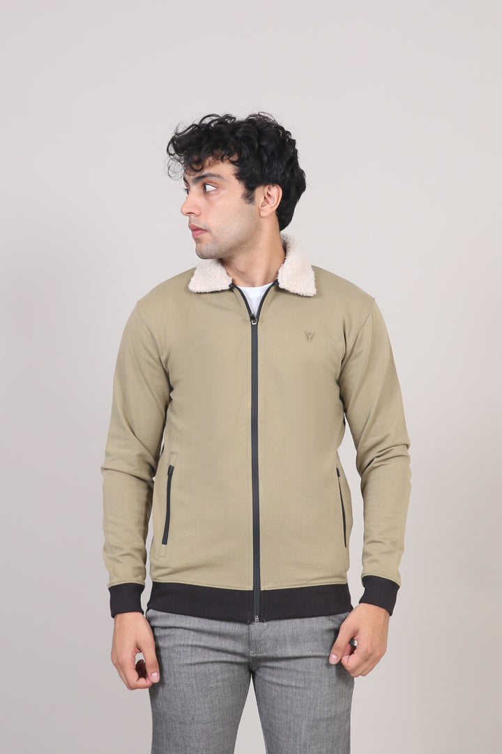 Sherpa Collar Zipper