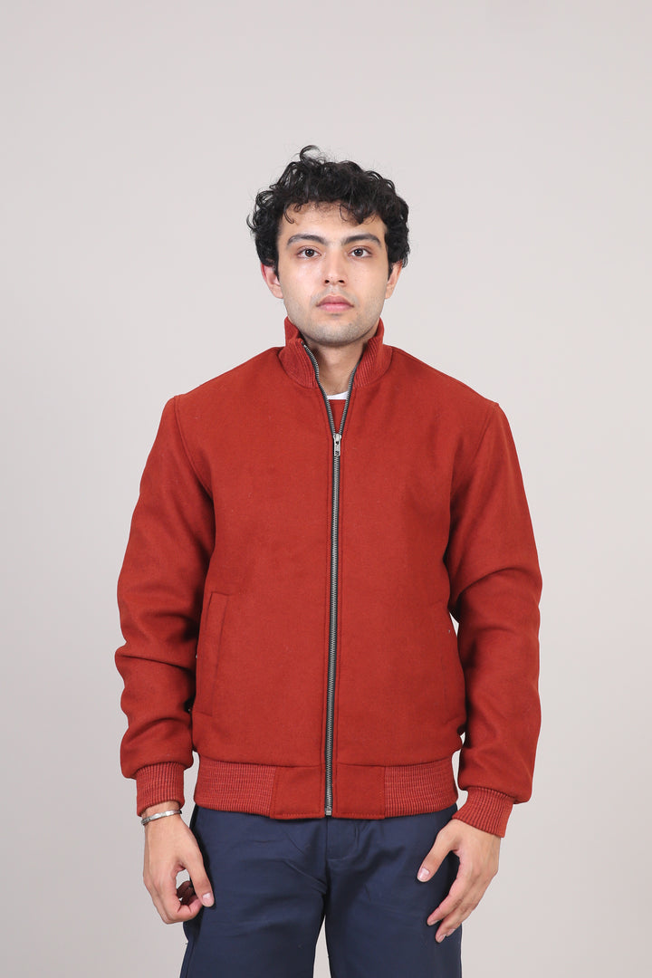 Heavy Weight Wool Bomber Jacket