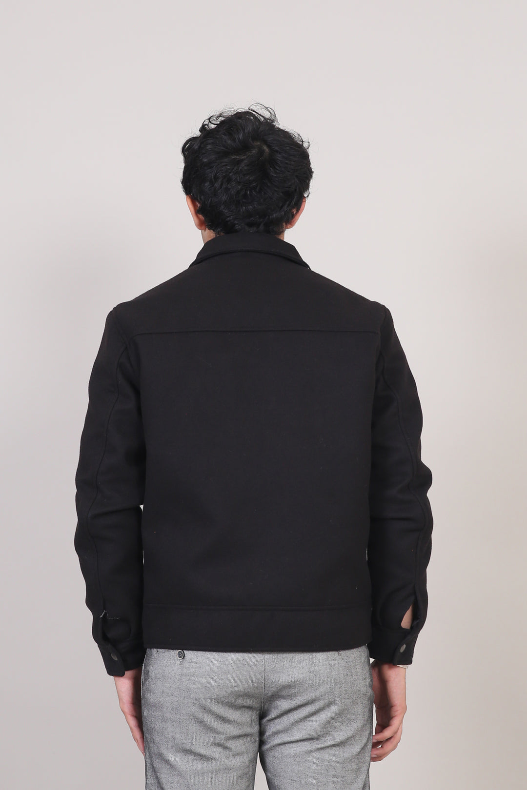 Heavy Weight Wool Bomber Jacket