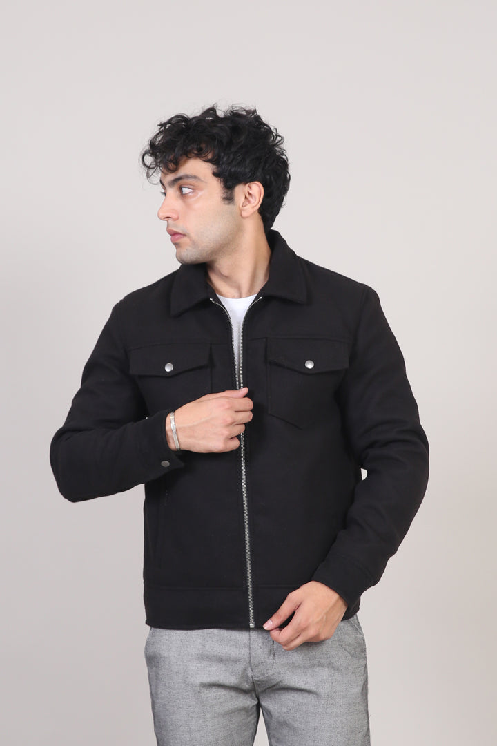 Heavy Weight Wool Bomber Jacket