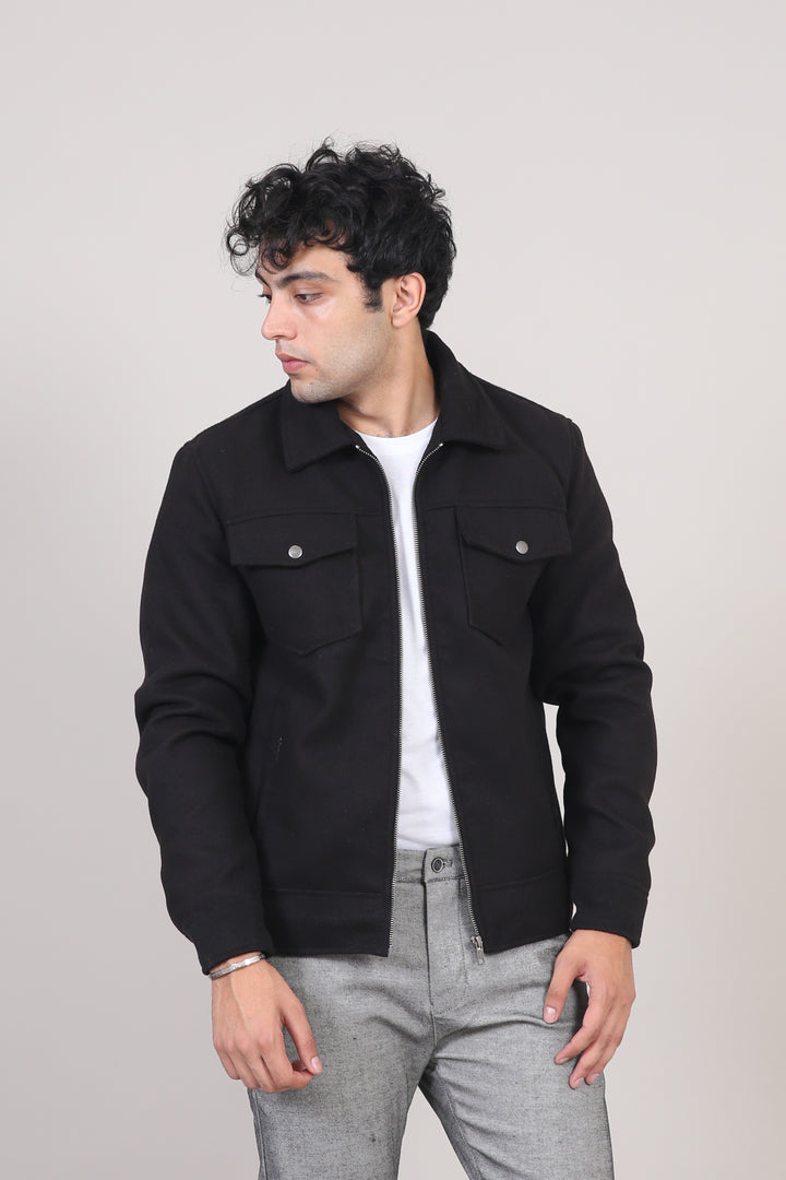 Heavy Weight Wool Bomber Jacket