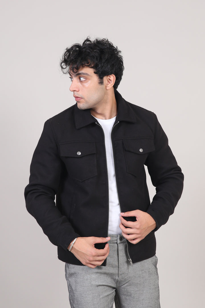 Heavy Weight Wool Bomber Jacket