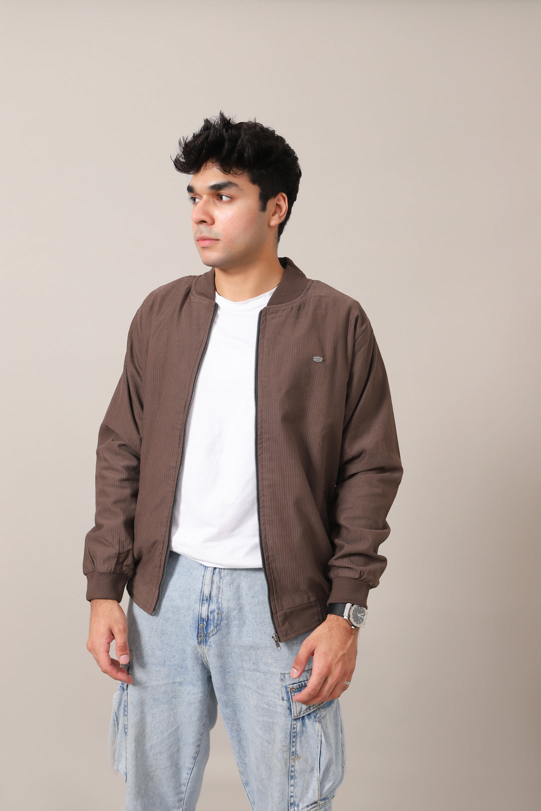 Sueded Coudry Bomber Jacket