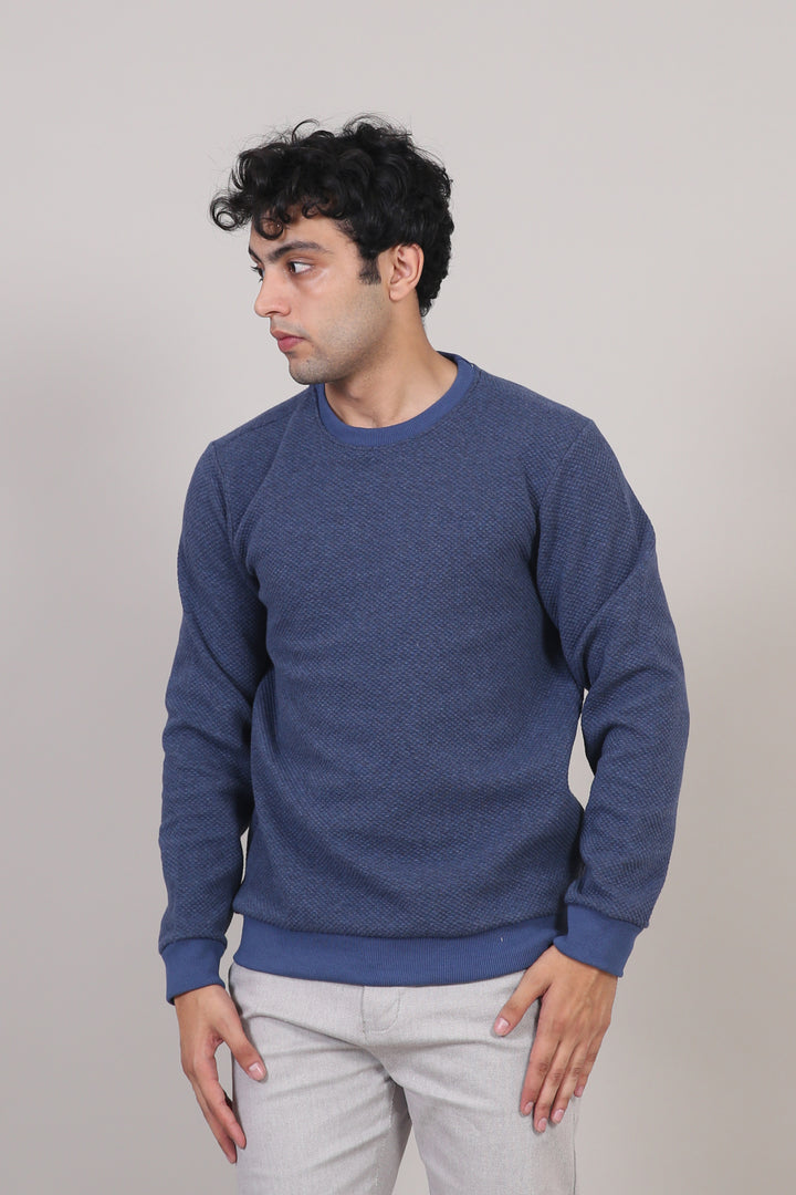 Textured Jacquard Sweatshirt