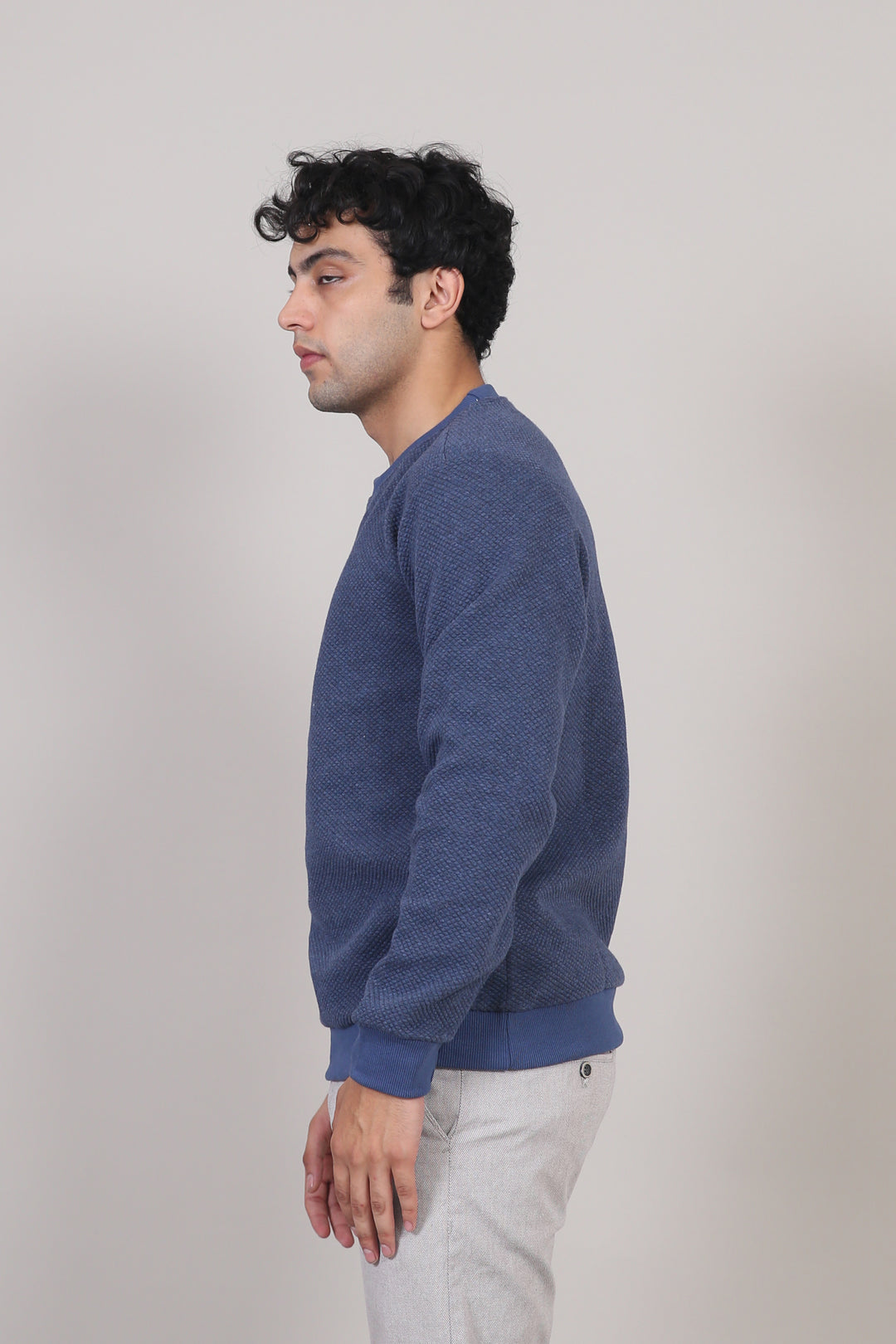 Textured Jacquard Sweatshirt