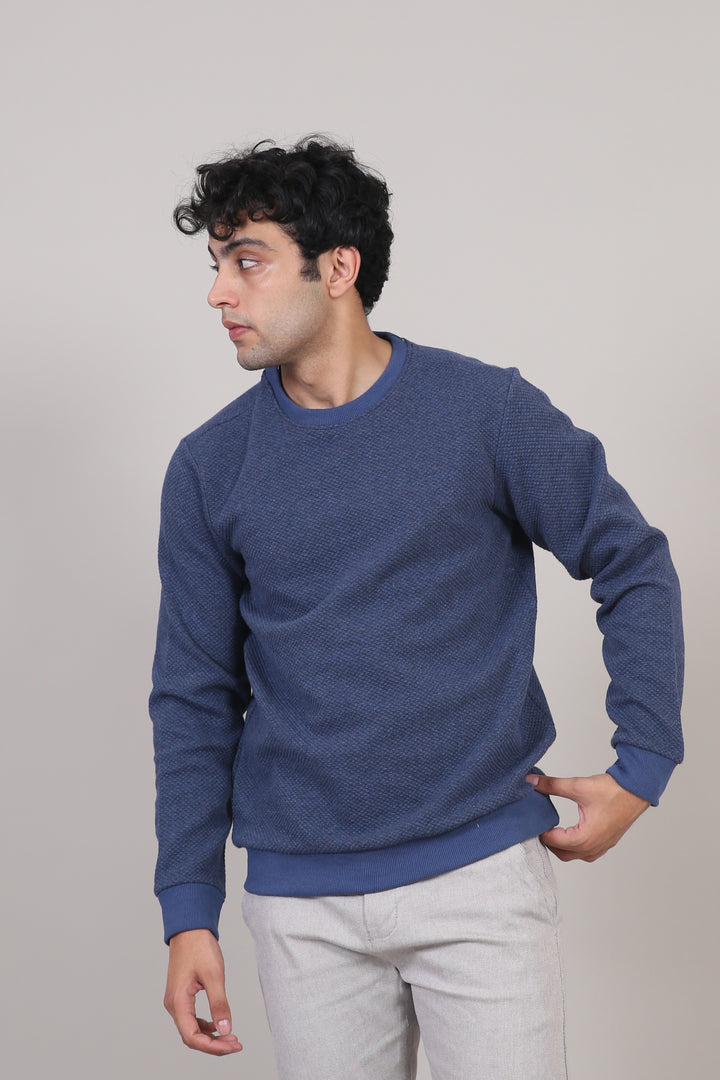 Textured Jacquard Sweatshirt