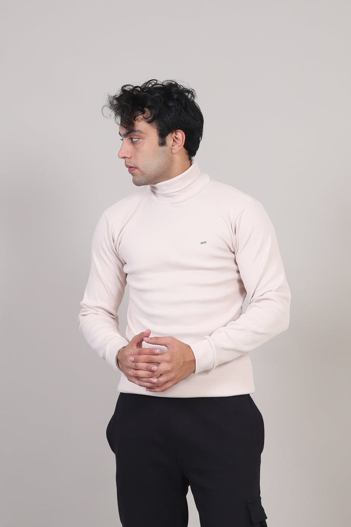 Ribbed Turtle-Neck