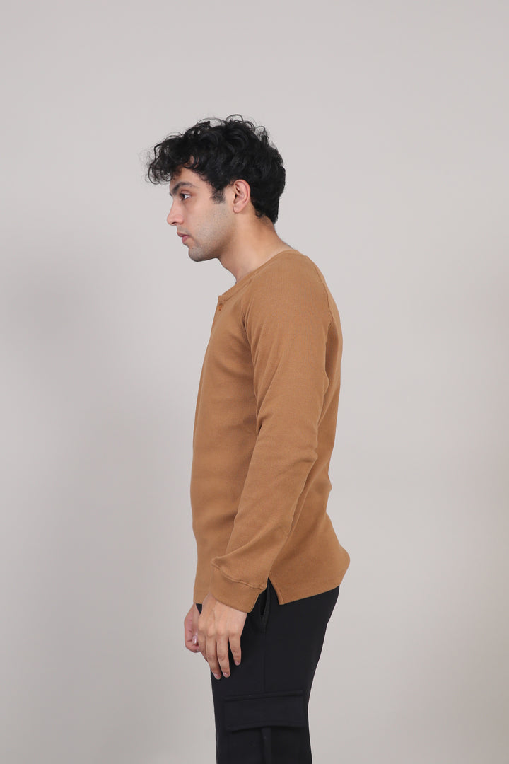 Ribbed Henley