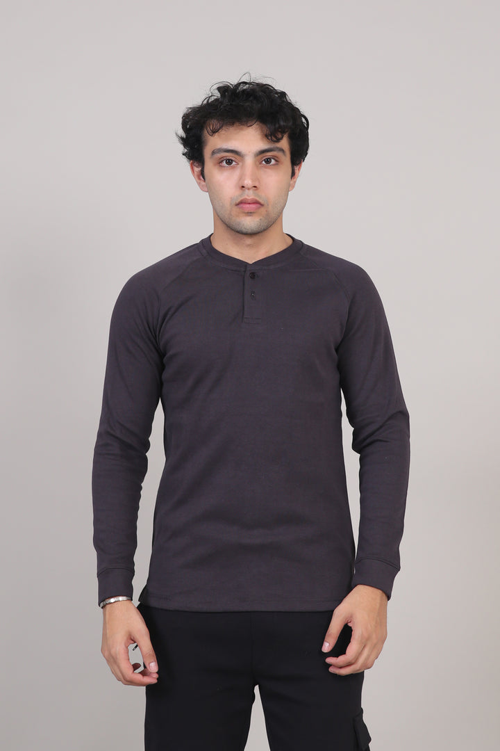 Ribbed Henley