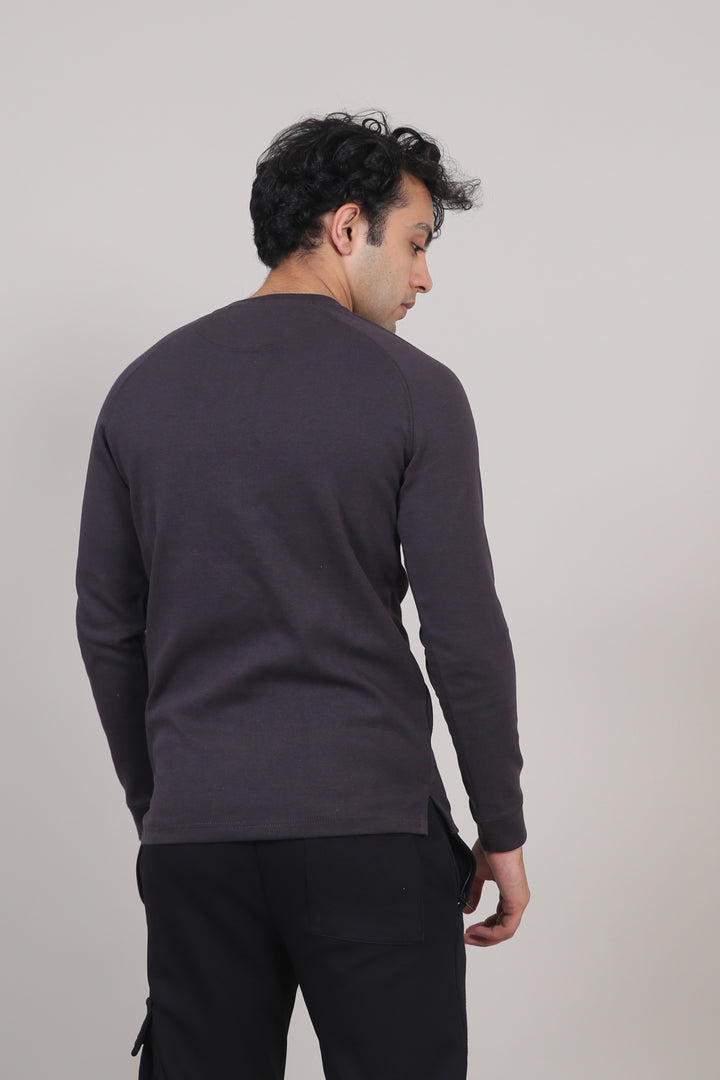 Ribbed Henley