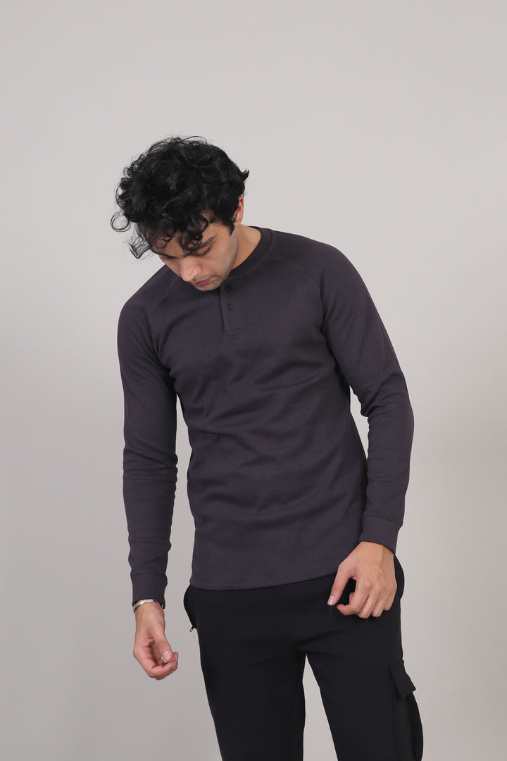 Ribbed Henley