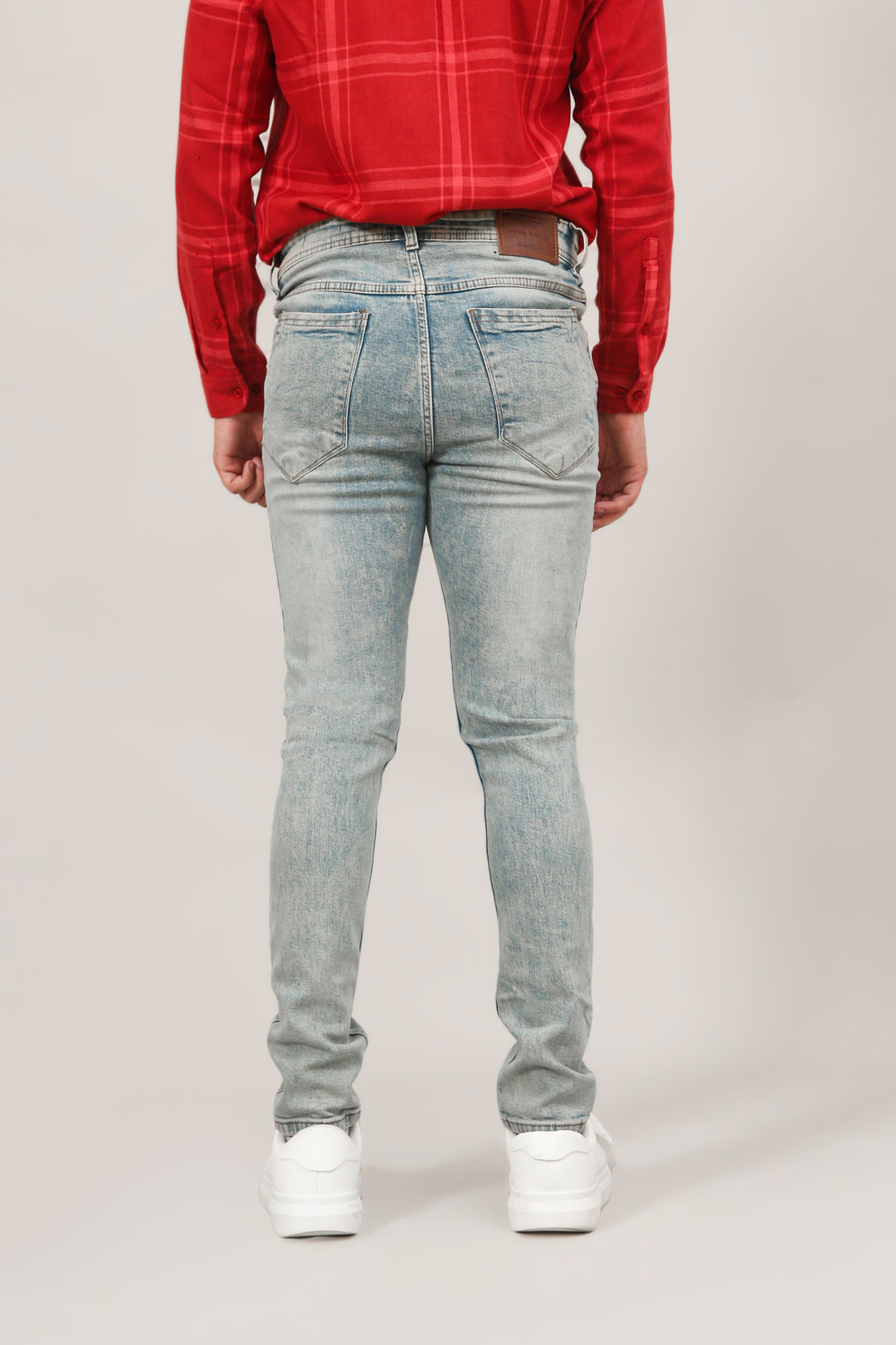 Stone Washed Denim Jeans