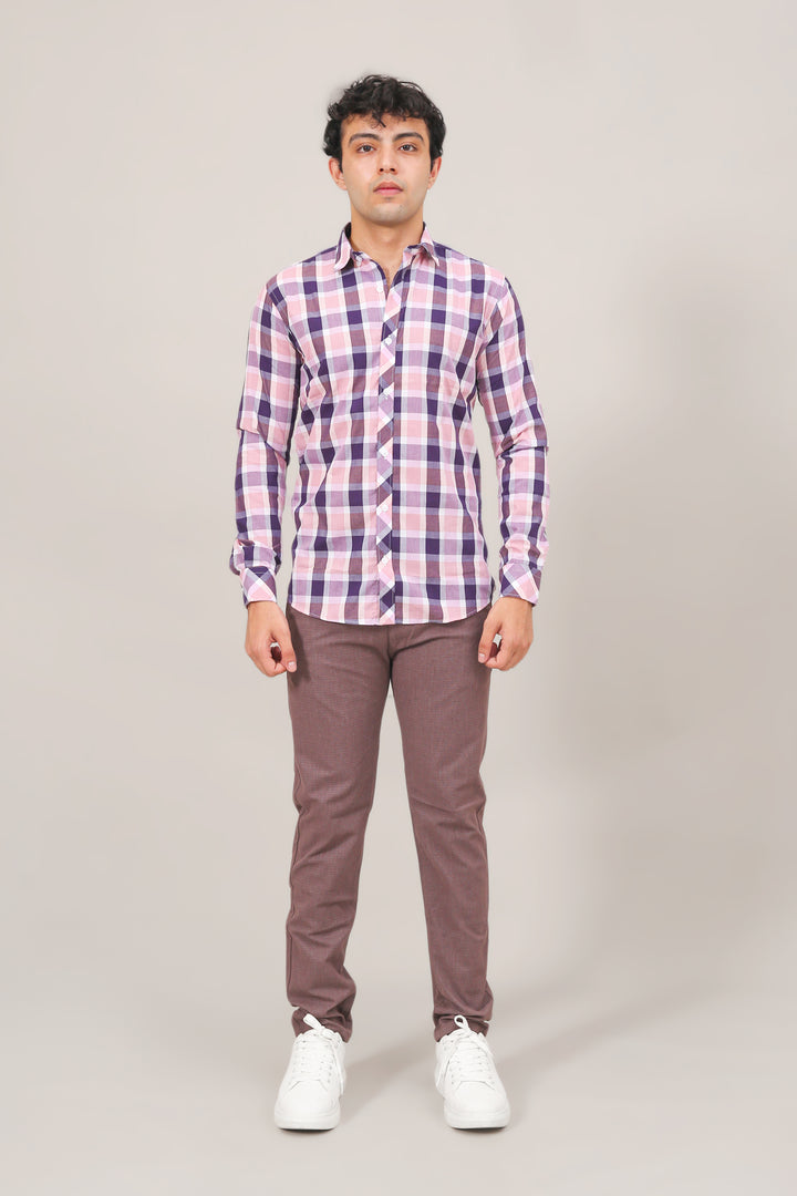 Semi Formal Checkered Shirt