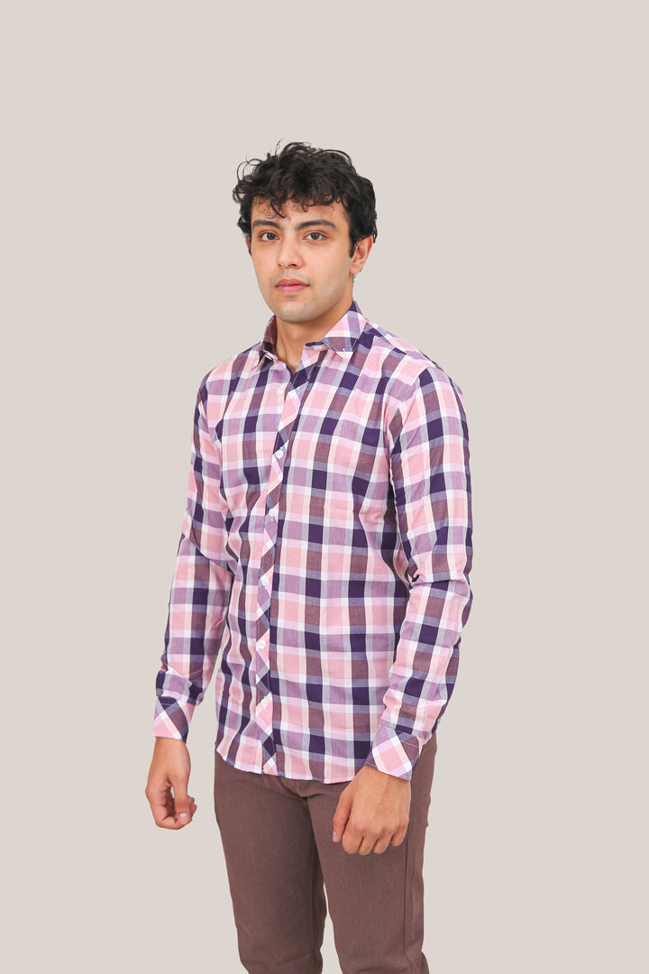 Semi Formal Checkered Shirt