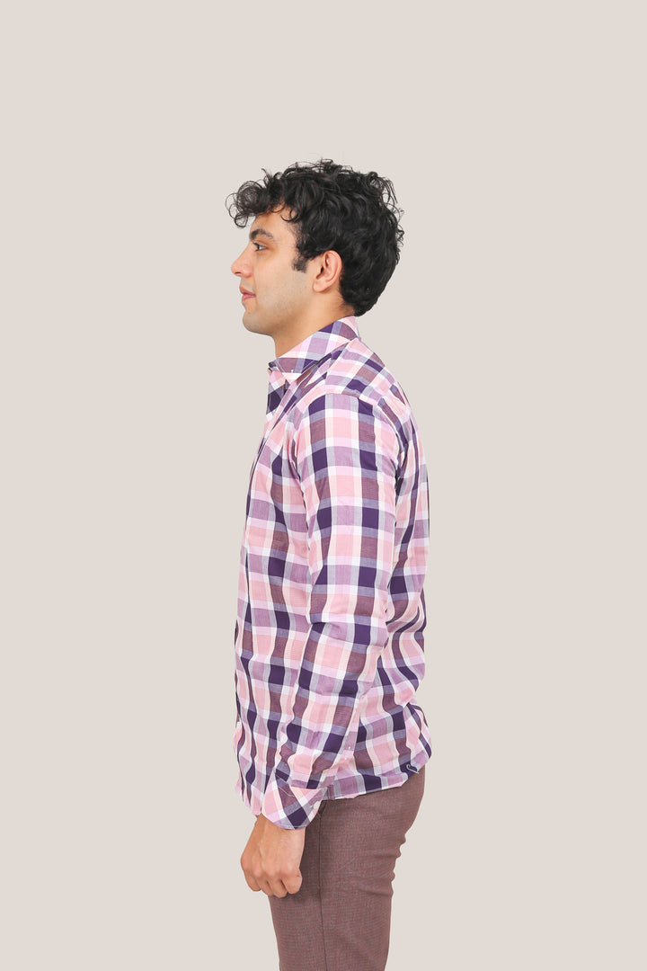 Semi Formal Checkered Shirt