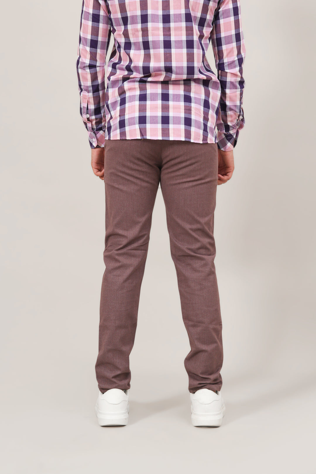 Textured Cotton Chinos