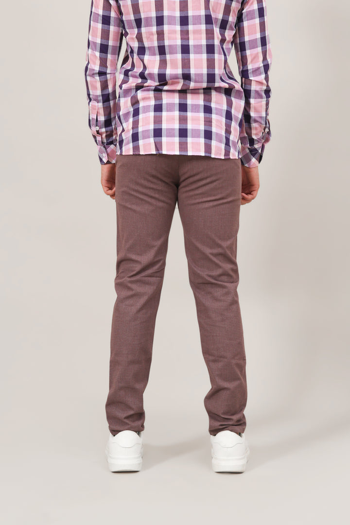 Textured Cotton Chinos