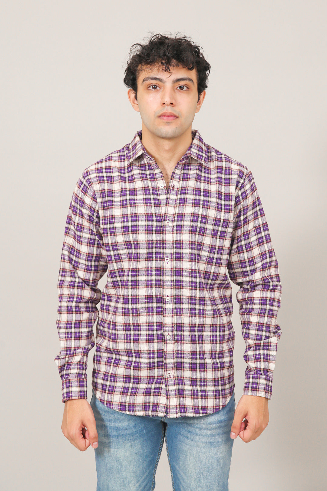 Checkered Heavy Flannel Shirt