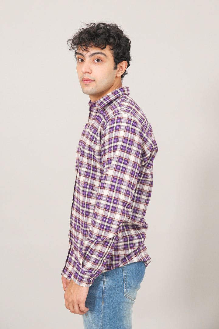 Checkered Heavy Flannel Shirt