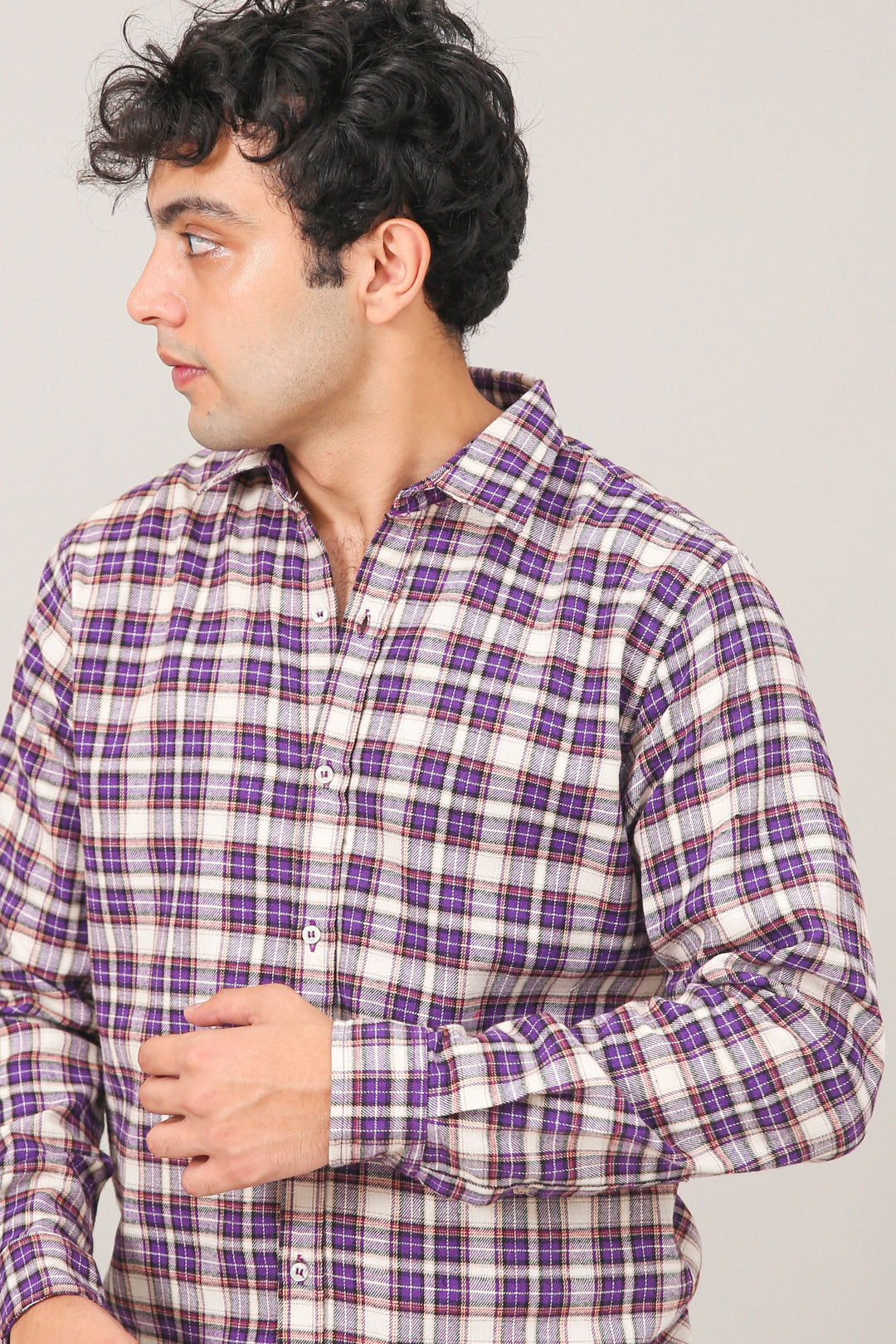 Checkered Heavy Flannel Shirt