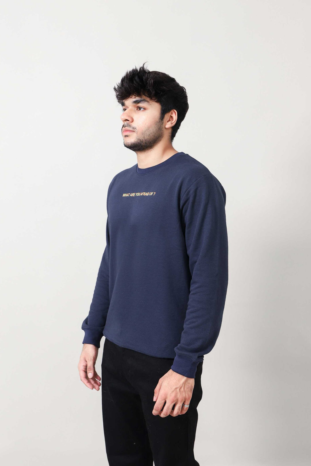 SOFT KNIT FABRIC SWEATSHIRT