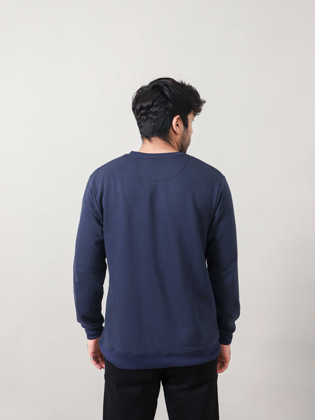 SOFT KNIT FABRIC SWEATSHIRT