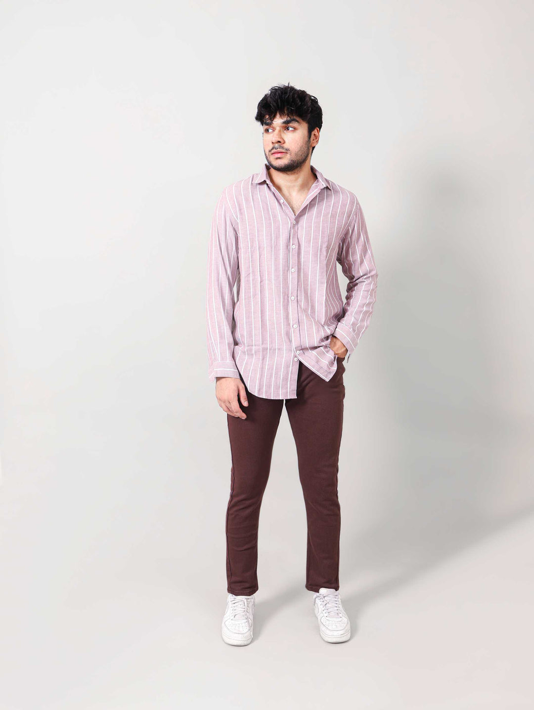 Heavy Cotton Lining Slim Fit Shirt