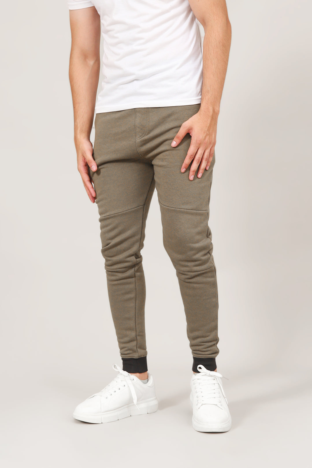 Contrast Rib Jogger Trouser