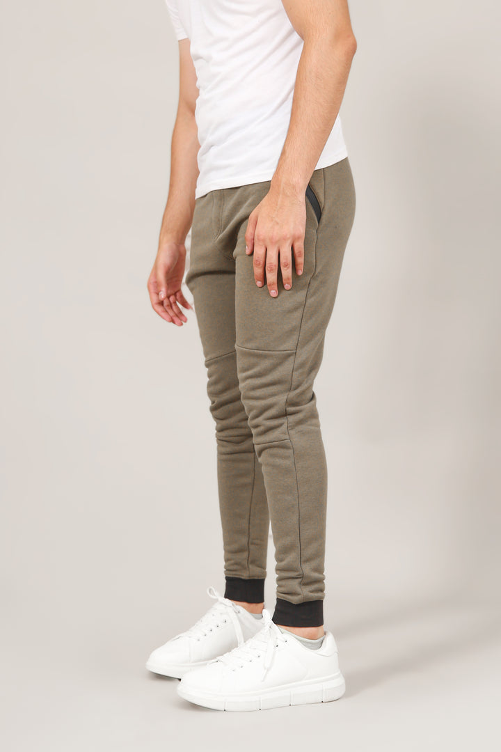 Contrast Rib Jogger Trouser