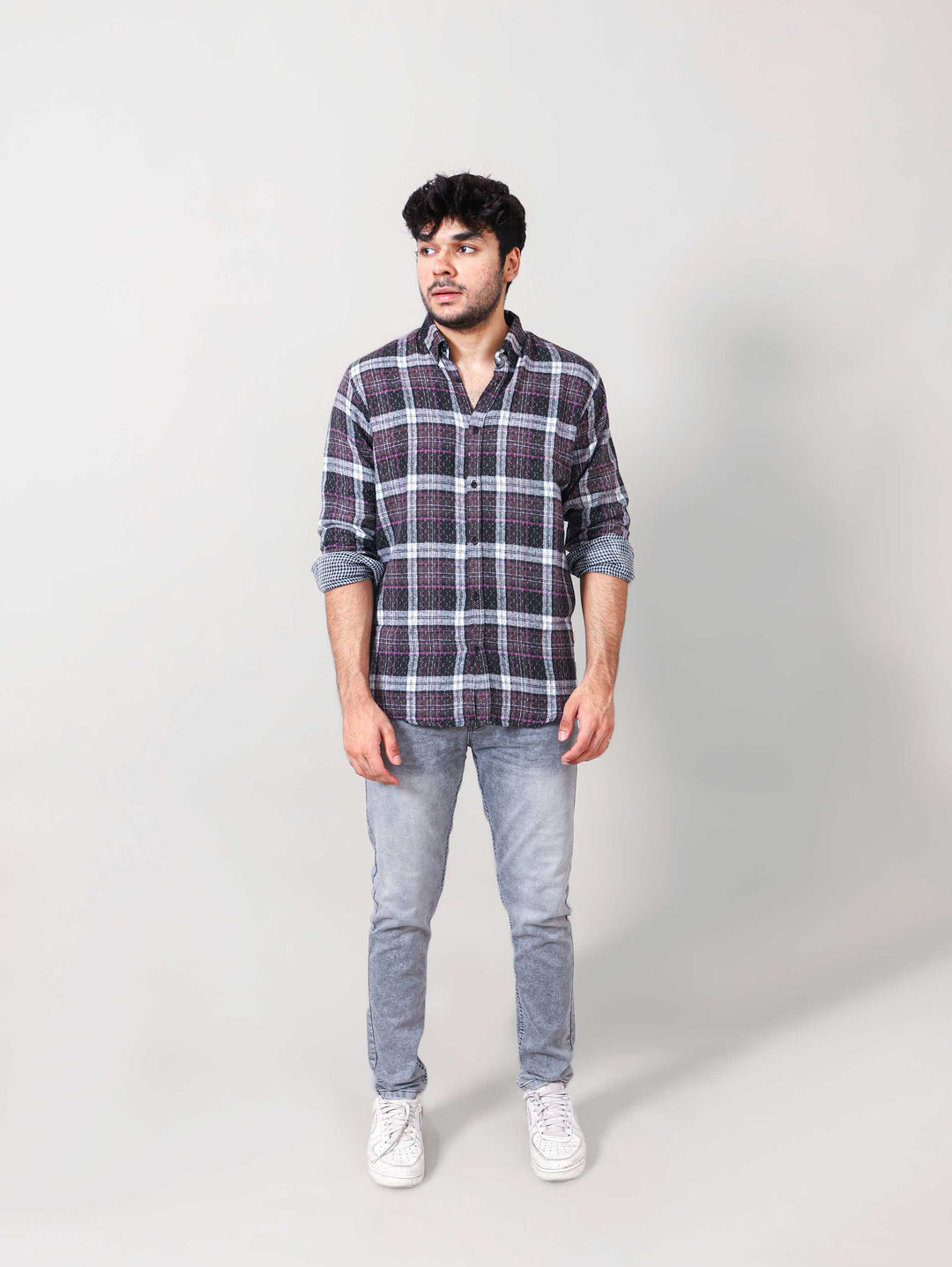 DOUBLE SIDE CHECKERED SHIRT