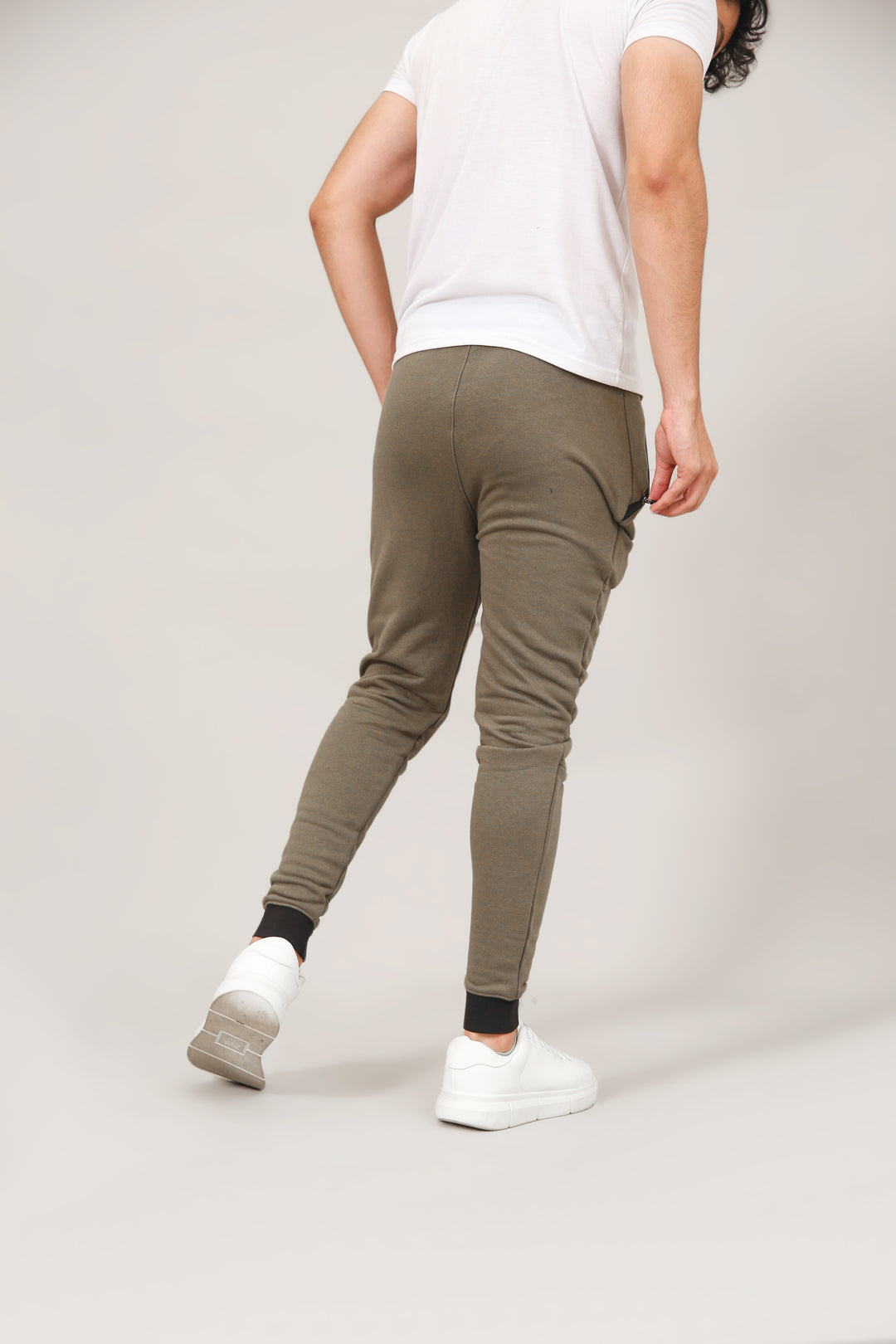 Contrast Rib Jogger Trouser