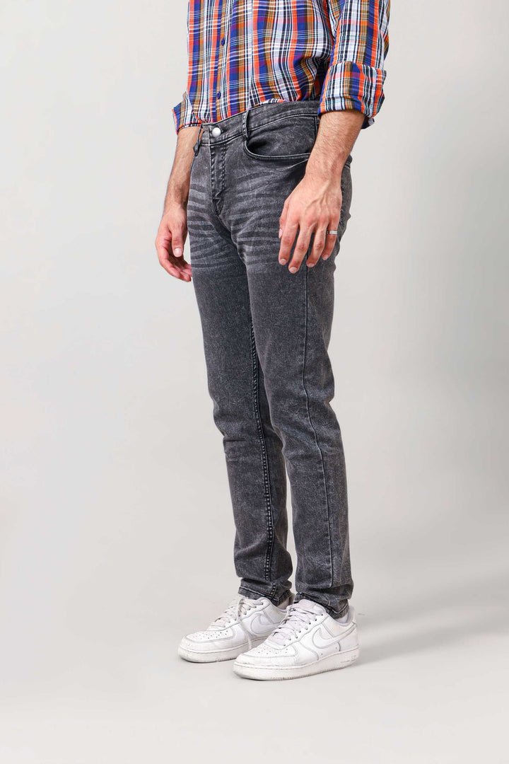 Skinny Fit Charcoal Stretchable Jeans