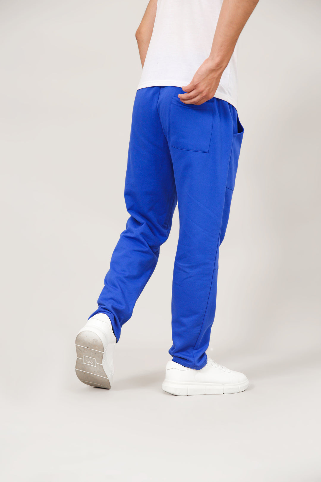 Straight Fit Panel Knit Trouser