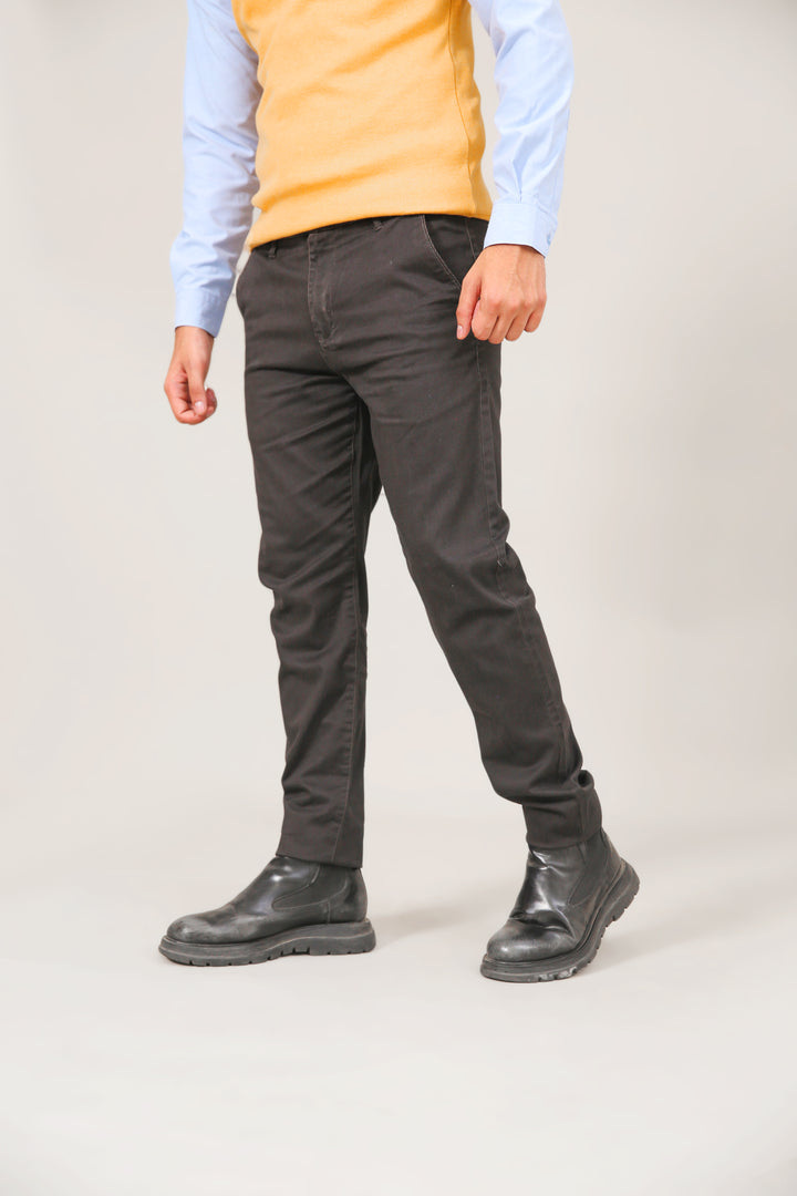 Textured Cotton Chinos