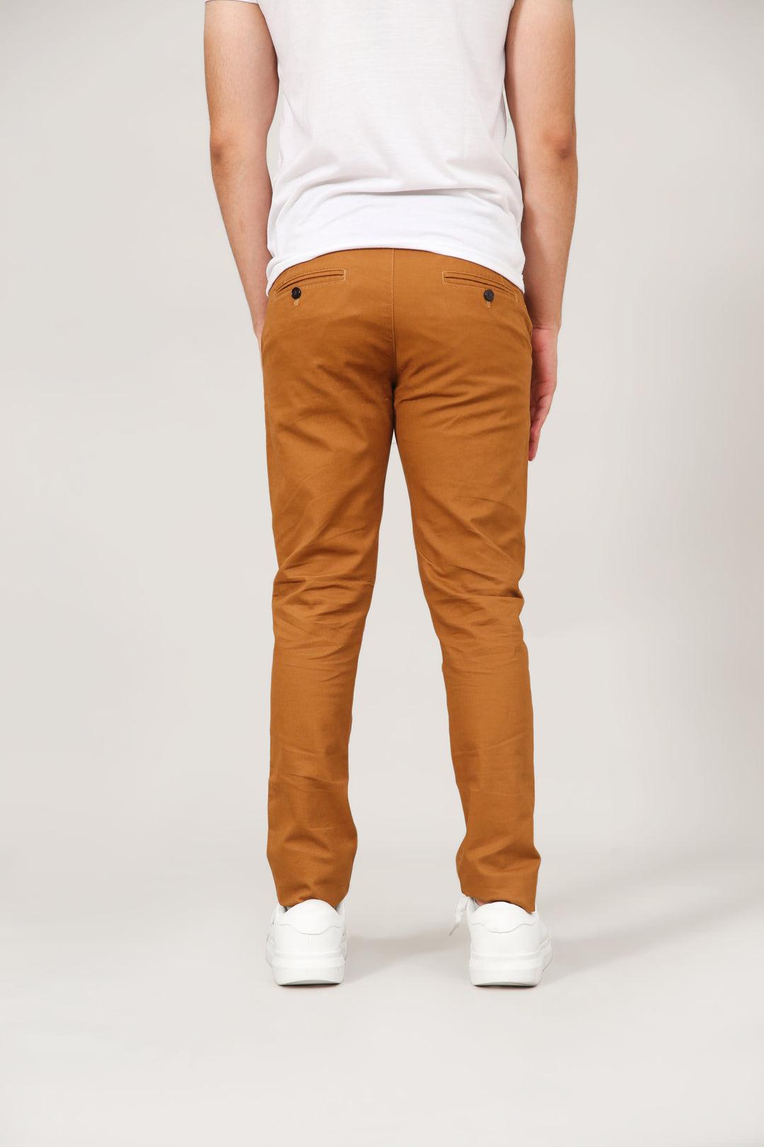 Cross Pocket Cotton Chinos