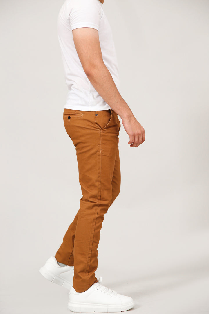 Cross Pocket Cotton Chinos