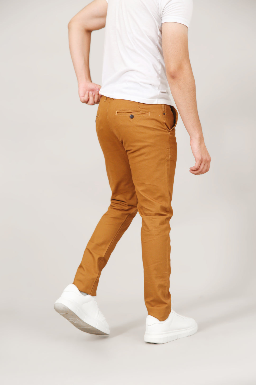 Cross Pocket Cotton Chinos