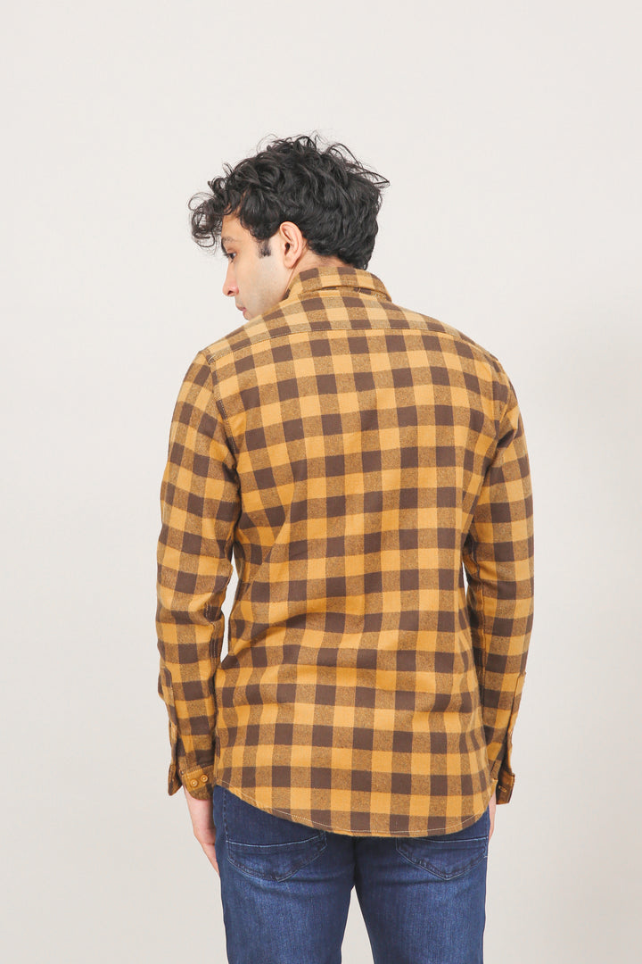 Checkered Heavy Flannel Shirt