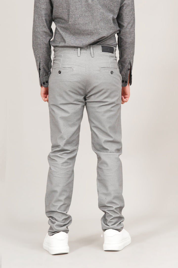 Textured Cotton Chinos