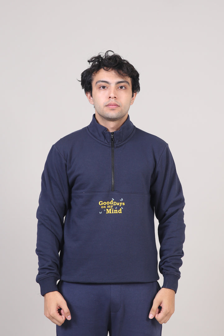 Quarter Zip Mock Neck