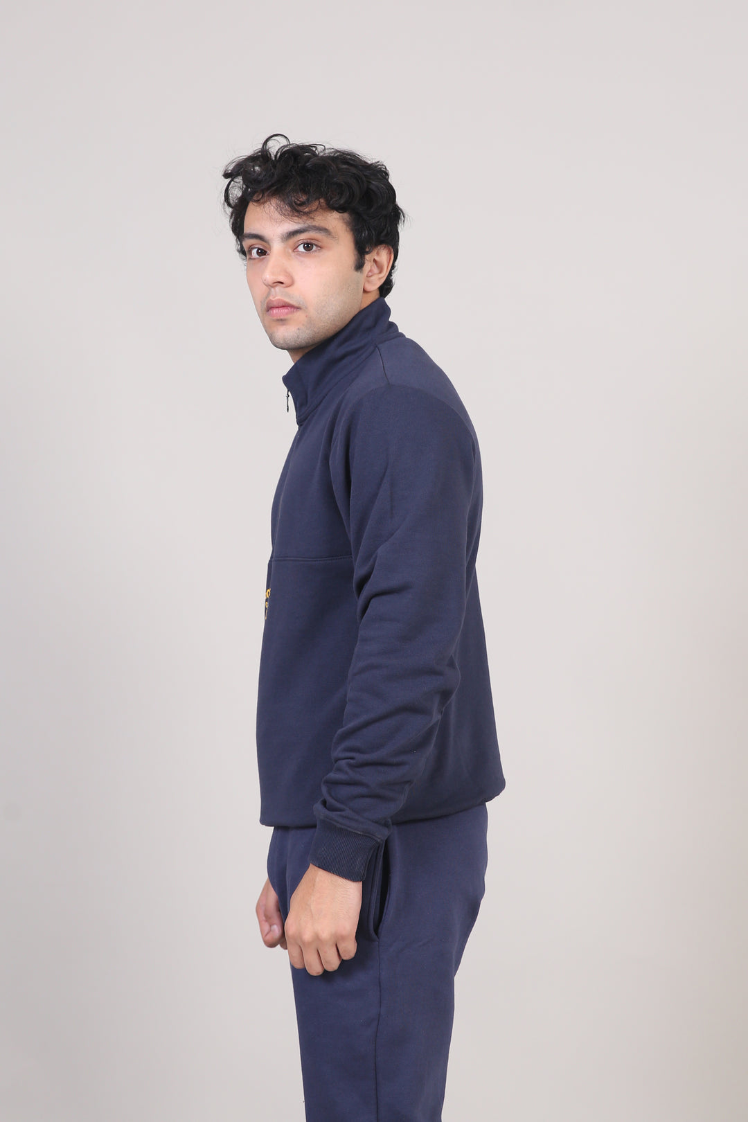 Quarter Zip Mock Neck