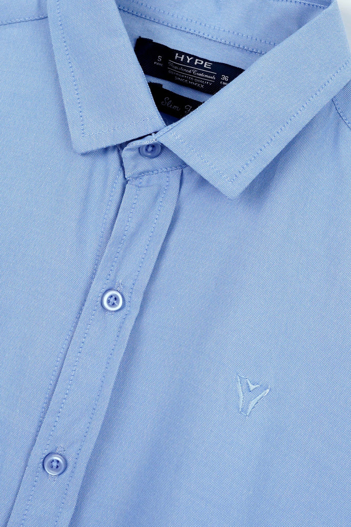 Daily Wear Linen Logo Embroidered Shirt