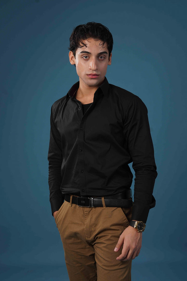 Classic Black Formal Shirt