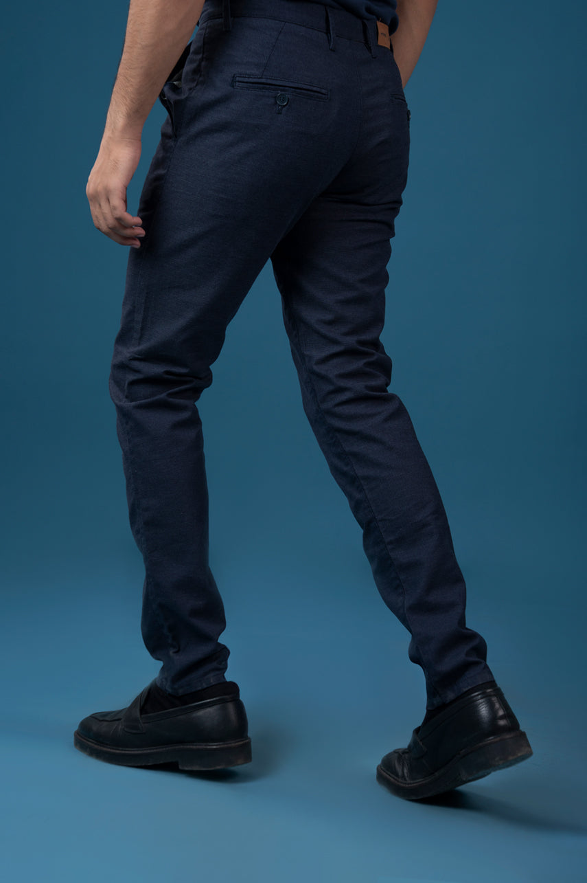 Light Navy Cotton PENT Texture