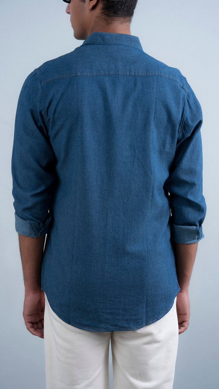 Denim Weaved Shirt