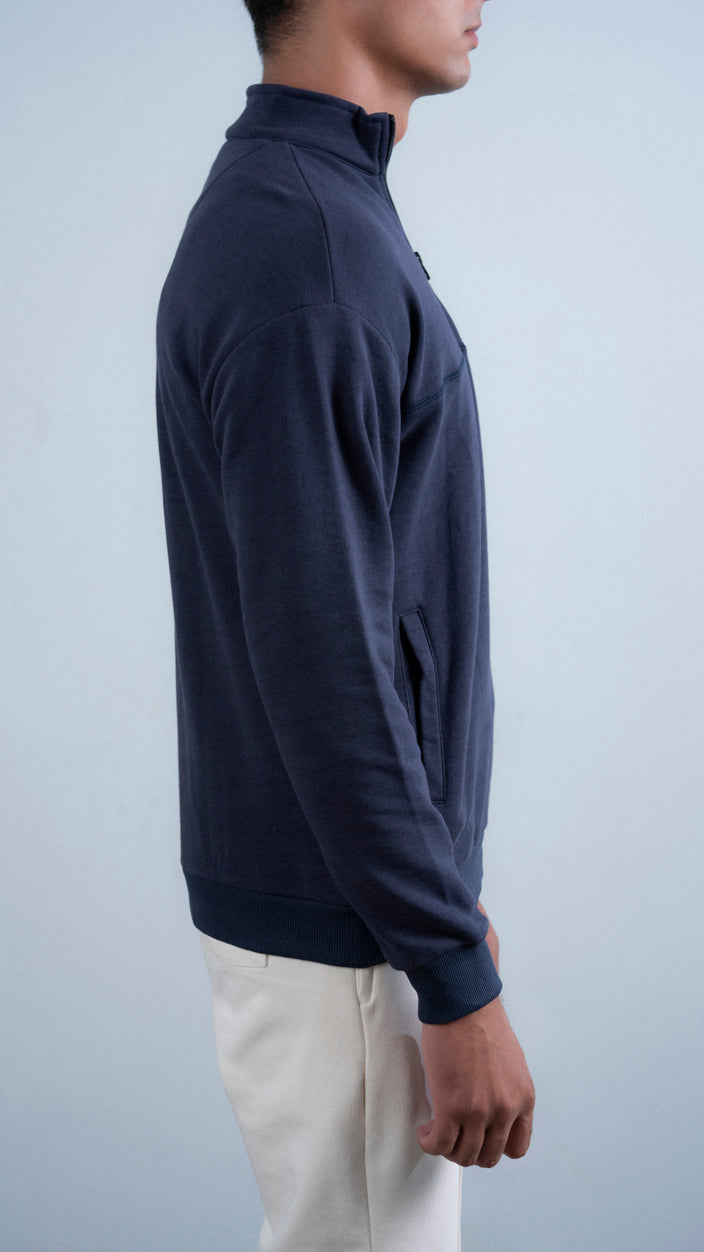 Half Mock Neck Zipper