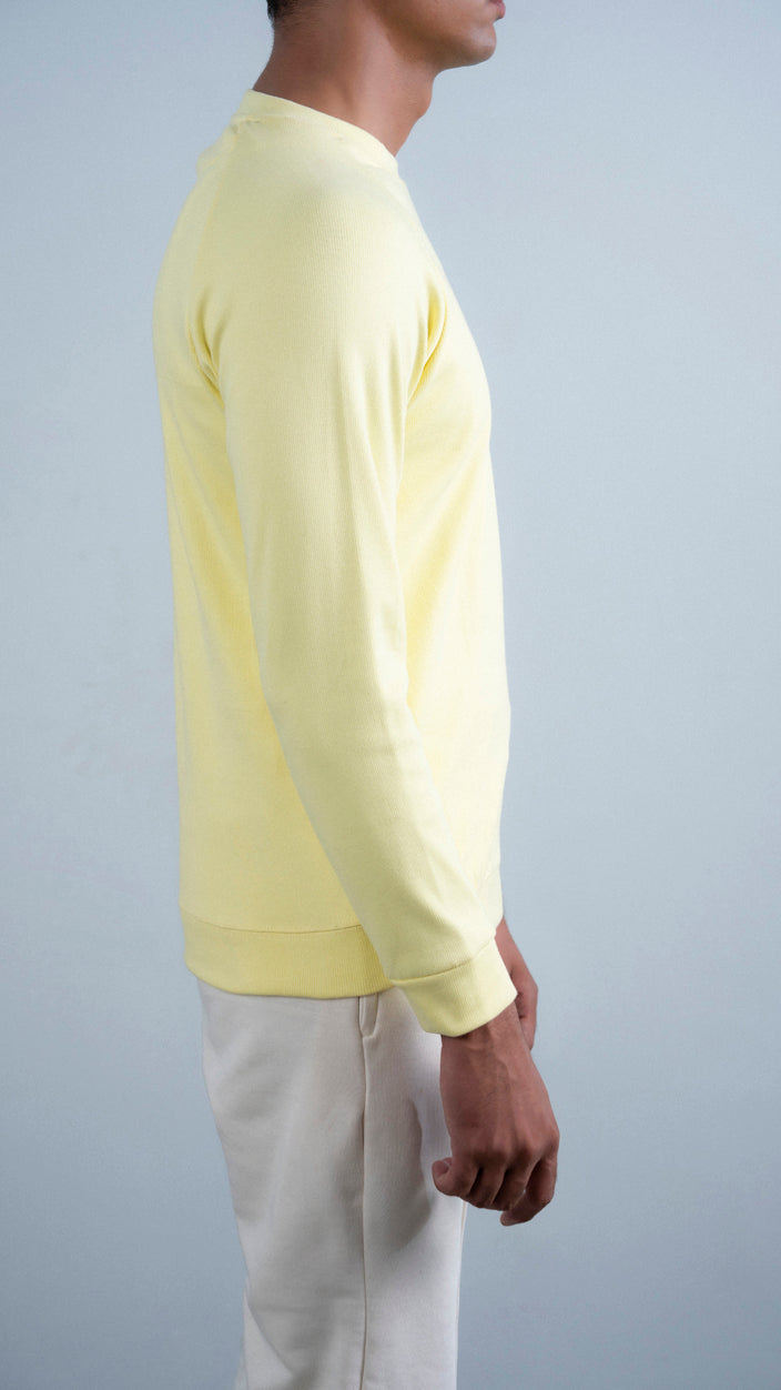Ribbed Printed Sweat