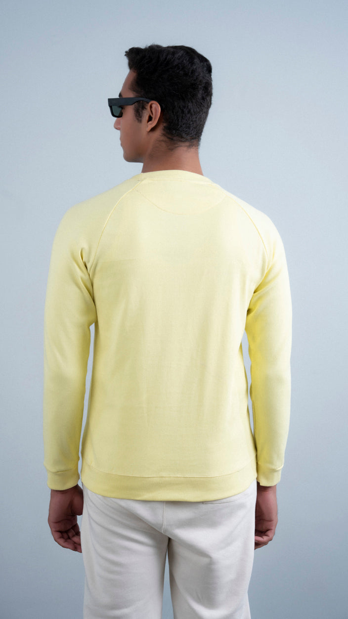 Ribbed Printed Sweat